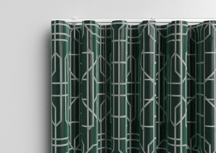 Bamboo Brights, Dark Green - Made To Measure Curtains - Image 13